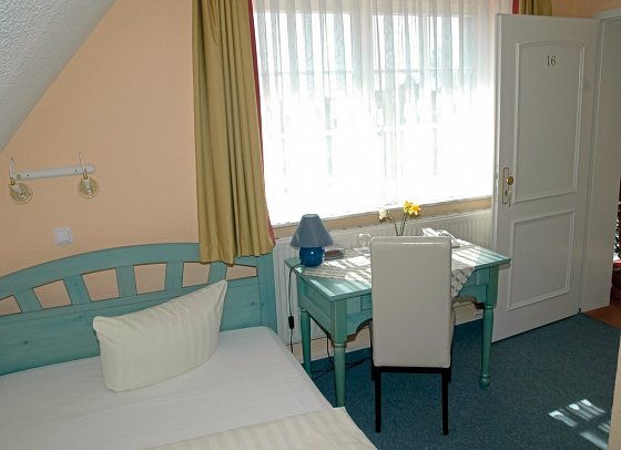 Landhotel Ostseetraum - Wohnbeispiel Einzelzimmer Haupthaus (Zimmercodierung EB1)