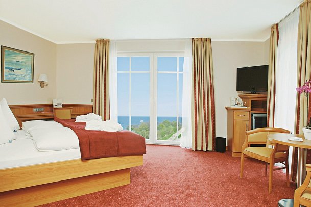 Kur- und Wellness Hotel Mönchgut - Wohnbeispiel Doppelzimmer Meerseite (Zimmercodierung DBC)