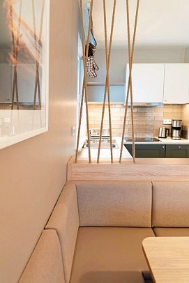 BEECH Resort Boltenhagen - Wohnbeispiel Appartement 1 Schlafzimmer Typ 1 ca. 43 qm (Zimmercodierung AB2)