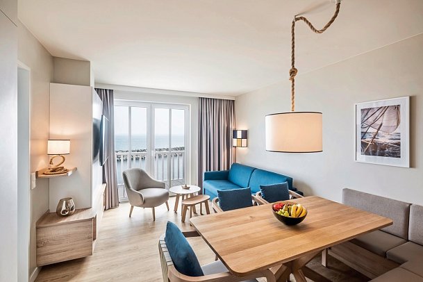 BEECH Resort Boltenhagen - Wohnbeispiel Appartement 3 Schlafzimmer Typ 3 ca. 65 qm (Zimmercodierung PB3)