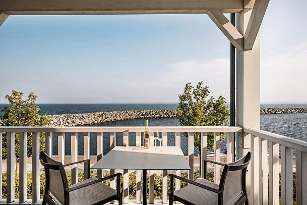 BEECH Resort Boltenhagen - Beispiel Ausblick (Zimmercodierungen AB2, OB1 & PB3)