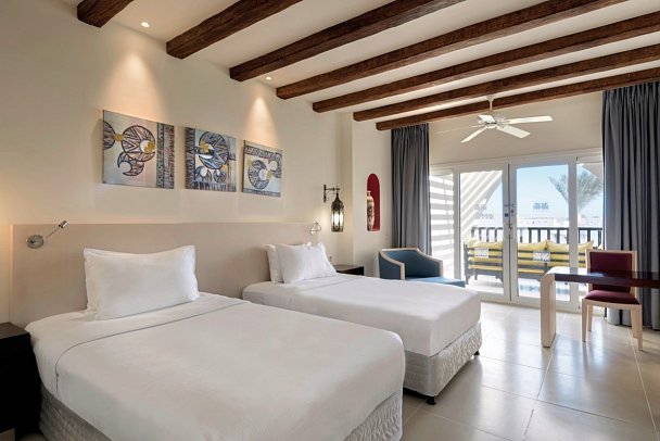 Hilton Marsa Alam Nubian Resort - Wohnbeispiel Doppelzimmer (Zimmercodierung DB1)