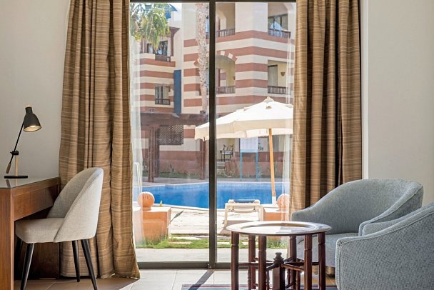 Marina Resort Port Ghalib, a member of Radisson Individuals - Wohnbeispiel Doppelzimmer Superior Poolblick (Zimmercodierungen DSP & DCP)
