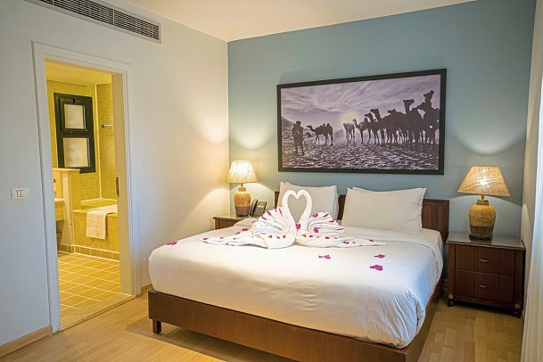 Marina Resort Port Ghalib, a member of Radisson Individuals - Wohnbeispiel Premium Suite Marina Blick (Zimmercodierung WM1)