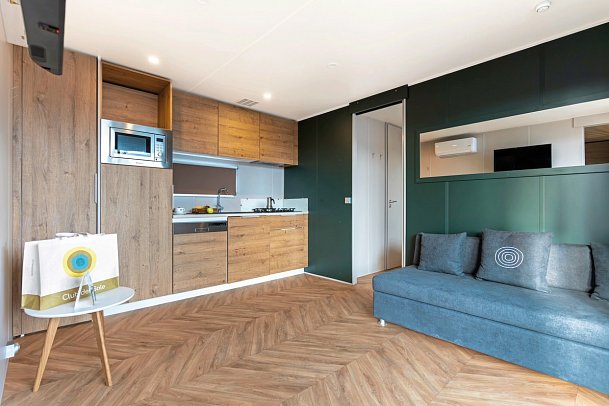 Sentido Riccione Premium Camp - Wohnbeispiel Camp-Lodge Deluxe (Zimmercodierung CD1)