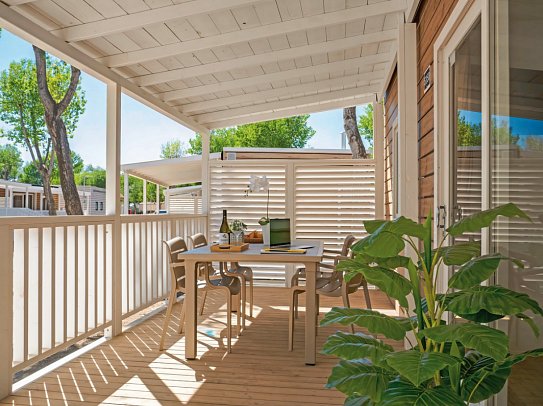 Sentido Riccione Premium Camp - Wohnbeispiel Camp-Lodge Deluxe (Zimmercodierung CD1)