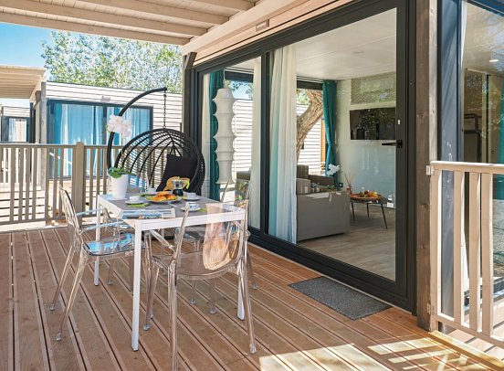 Sentido Riccione Premium Camp - Wohnbeispiel Camp-Lodge Elite (Zimmercodierung CM1)