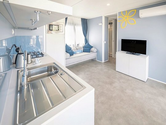 Sentido Riccione Premium Camp - Wohnbeispiel Camp-Lodge Deluxe (Zimmercodierung CD1)