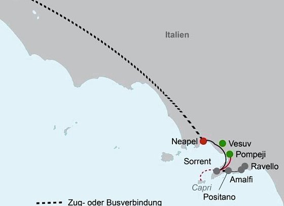 Kleingruppenreise Rom & Amalfiküste