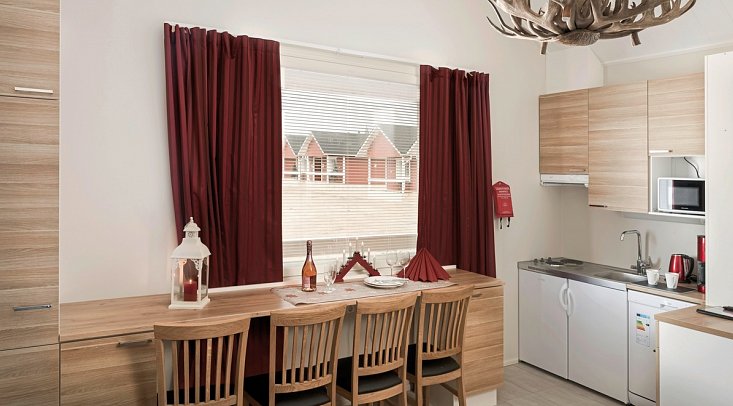 Santa Claus Holiday Village - Wohnbeispiel Superior Cottage A (Zimmercodierung AB1)