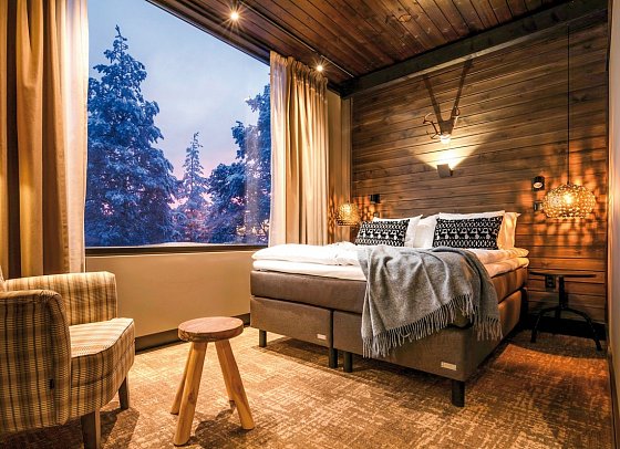 Lapland Hotels Sky Ounasvaara - Wohnbeispiel Mystique DeLuxe (Zimmercodierung DD1)