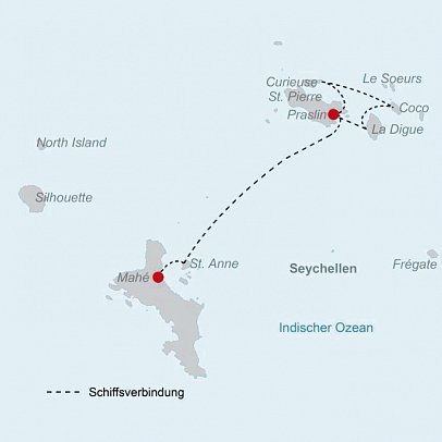 Segeltörn Cocktail Praslin (ab Mahé/bis Praslin)