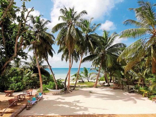 Bliss Hotel Praslin - Wohnbeispiel Beach House Beach Deluxe (Zimmercodierung UD1)