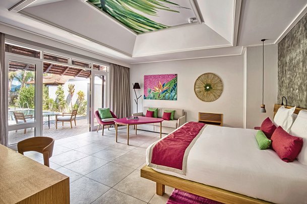 Club Med Seychelles - Wohnbeispiel Deluxe Privater Pool A2P (Zimmercodierungen UDR & J1M)