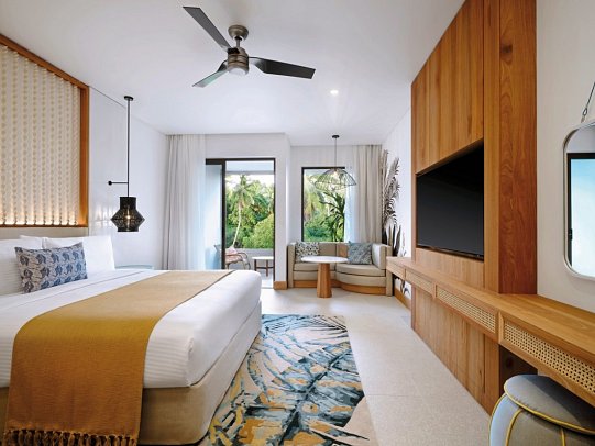 laïla, A Marriott Tribute Portfolio Resort - Wohnbeispiel Deluxe Mountain and Village (Zimmercodierungen UDB, UH3 & UB8)