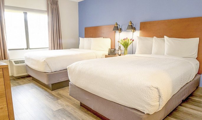 Hotel Focus - Wohnbeispiel Standard Double/Double (Zimmercodierung UG4)