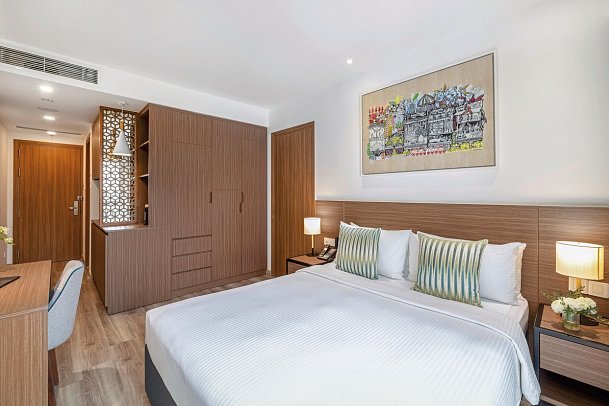 T-Ritz Saigon Hotel & Apartment - Wohnbeispiel Deluxe (Zimmercodierung UB1)