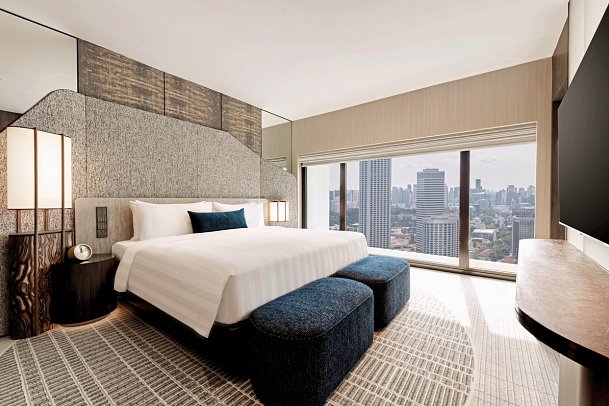 Pan Pacific Singapur - Wohnbeispiel Premier Suite (Zimmercodierung WB1)