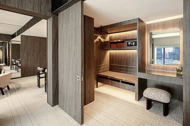 Pan Pacific Singapur - Wohnbeispiel Premier Suite (Zimmercodierung WB1)