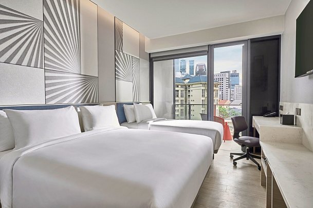 Mercure ICON Singapore City Centre - Wohnbeispiel Deluxe Triple (Zimmercodierung UD1)