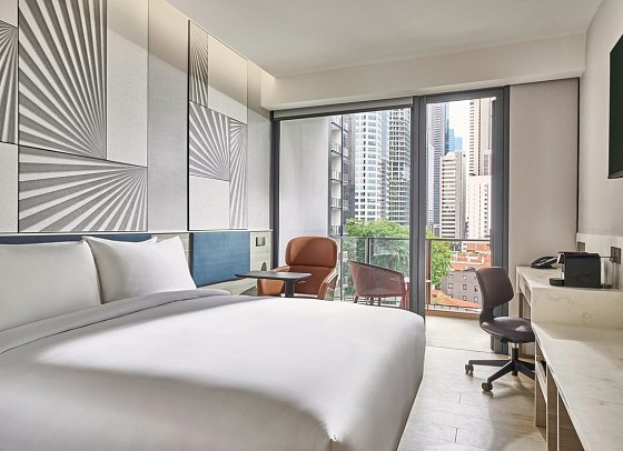 Mercure ICON Singapore City Centre - Wohnbeispiel Classic with Balcony (Zimmercodierung UB2)