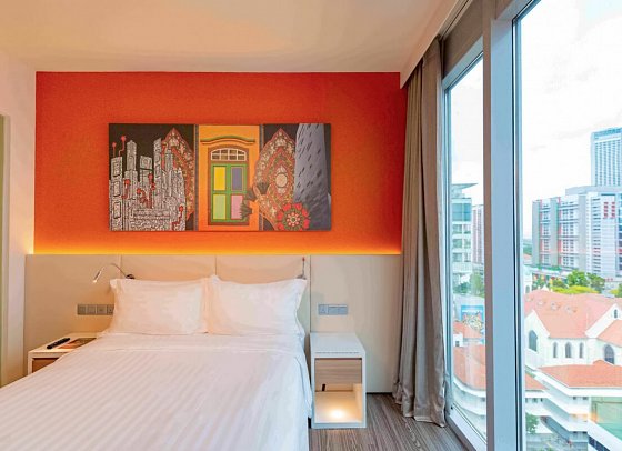 Mercure Singapore Bugis - Wohnbeispiel Signature Room (Zimmercodierung UG1)