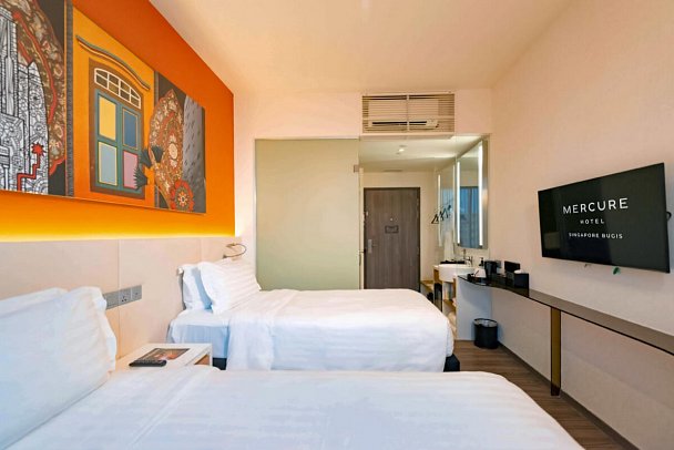 Mercure Singapore Bugis - Wohnbeispiel Signature Room (Zimmercodierung UG1)