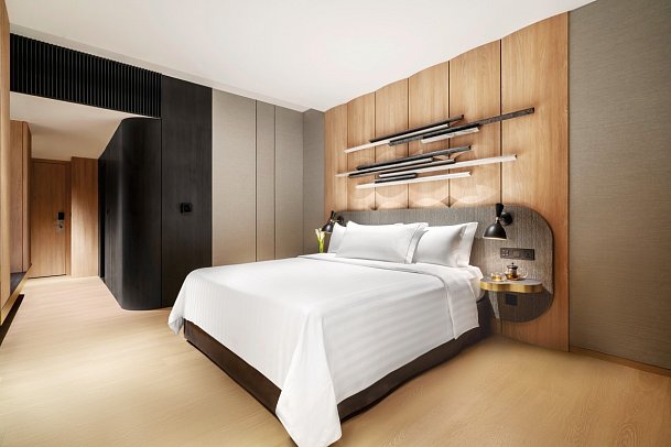 Parkroyal Collection Marina Bay - Wohnbeispiel Urban Deluxe Room (Zimmercodierung UD1)