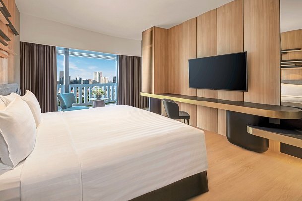 Parkroyal Collection Marina Bay - Wohnbsp. Urban Deluxe Room (Zimmercodierung UD1)