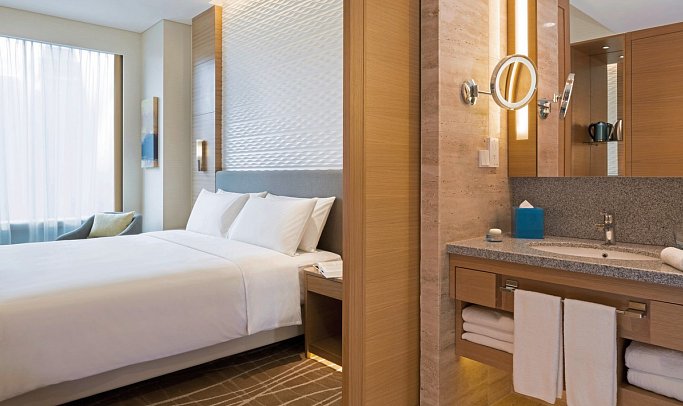 JEN Singapore Orchardgateway by Shangri-La - Wohnbeispiel Superior Cityview (Zimmercodierungen US2 & UL1)