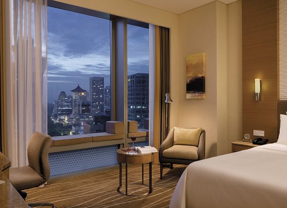 JEN Singapore Orchardgateway by Shangri-La - Wohnbeispiel Deluxe (Zimmercodierung UD1)