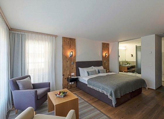 Le Mirabeau Resort & Spa - Wohnbeispiel Juniorsuite Alpine mit Matterhornblick (Zimmercodierung JD1)