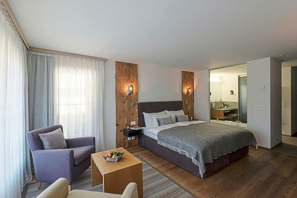 Le Mirabeau Resort & Spa - Wohnbeispiel Juniorsuite Alpine mit Matterhornblick (Zimmercodierung JD1)