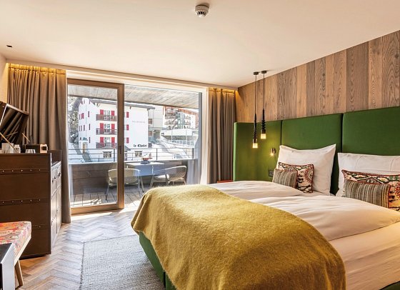 Hotel Zermama - Wohnbeispiel Doppelzimmer Matterhorn (Zimmercodierung DB2)