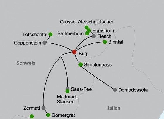 Erlebnisreise Oberwallis - Matterhorn und Aletschgletscher