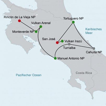 Wildlife Pur von der Karibik zum Pazifik