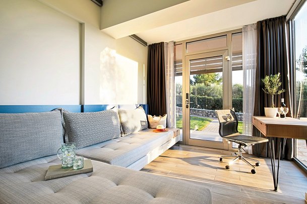 Blue Dolphin - Wohnbeispiel Fam-Zimmer Deluxe Gartenblick (Zimmercodierung FDG)