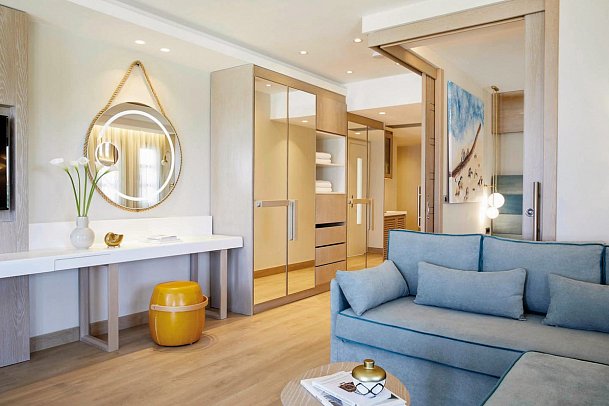 Anthemus Sea Beach Hotel & Spa - Wohnbeispiel Suite Meeresfront (Zimmercodierung WBO)