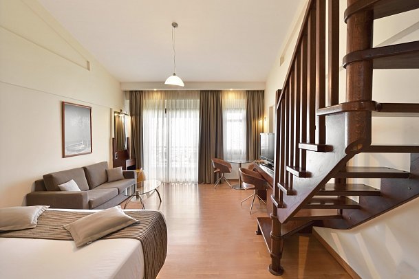 Anthemus Sea Beach Hotel & Spa - Wohnbeispiel Maisonette Gartenblick (Zimmercodierung MBG)