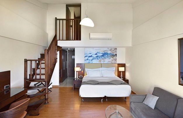 Anthemus Sea Beach Hotel & Spa - Wohnbeispiel Maisonette Gartenblick (Zimmercodierung MBG)