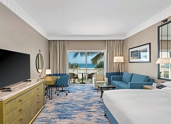 Hilton Salalah Resort - Wohnbeispiel Deluxe Sea View (Zimmercodierung UDM)