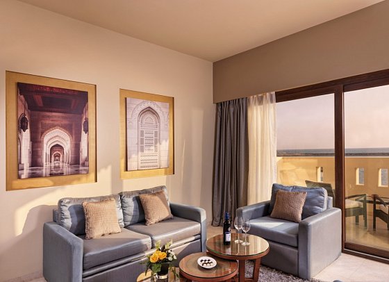Fanar Hotel & Residences - Wohnbeispiel Deluxe Suite (Zimmercodierung WB1)