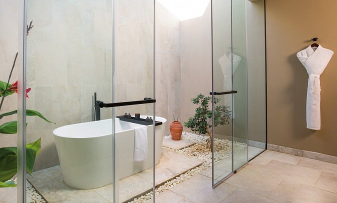 Alila Hinu Bay Salalah Mirbat - Beispiel Bad Pool Villa (Zimmercodierung VB1)