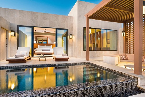 Alila Hinu Bay Salalah Mirbat - Wohnbeispiel Deluxe Pool Villa (Zimmercodierung VB2)