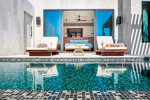 Alila Hinu Bay Salalah Mirbat - Wohnbeispiel Deluxe Pool Villa (Zimmercodierung VB2)