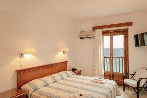 Olympia Beach - Wohnbeispiel Doppelzimmer Meerblick (Zimmercodierung D1M)