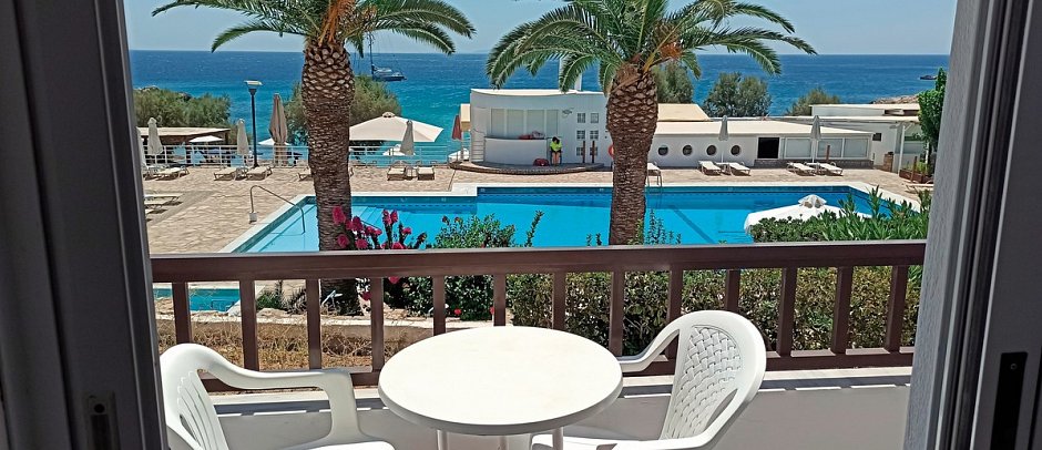Glicorisa Beach - Wohnbeispiel Doppelzimmer Meerblick (Zimmercodierung D1M)