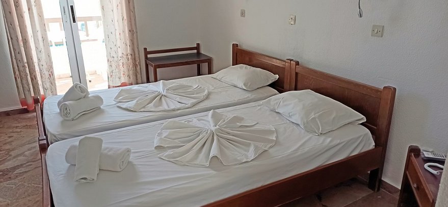 Glicorisa Beach - Wohnbeispiel Doppelzimmer Meerblick (Zimmercodierung D1M)