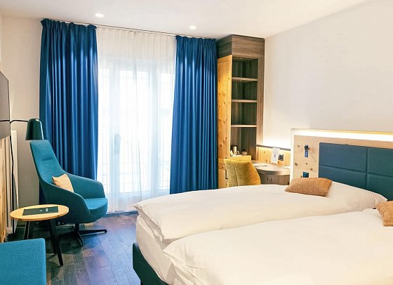 Hotel Laudinella - Wohnbeispiel Doppelzimmer Superior Laudinella (Zimmercodierung DS1)