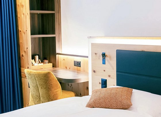 Hotel Laudinella - Wohnbeispiel Doppelzimmer Superior Laudinella (Zimmercodierung DS1)
